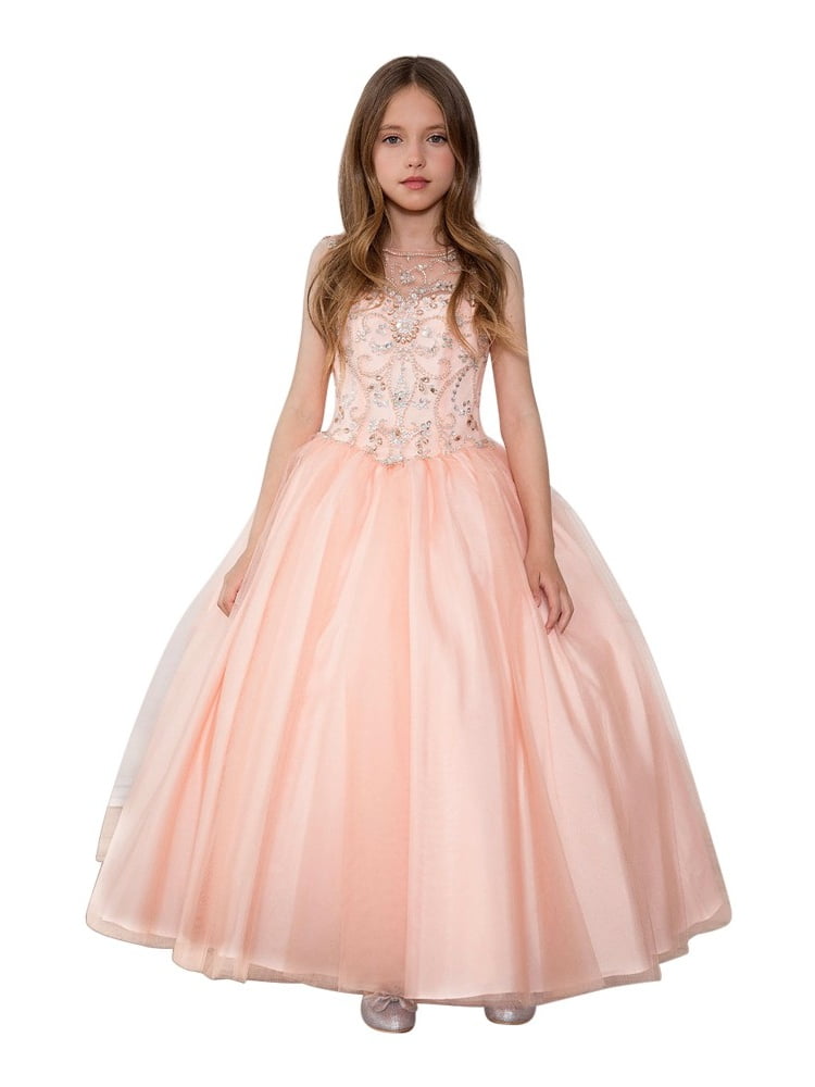 Beige Pageant Dresses